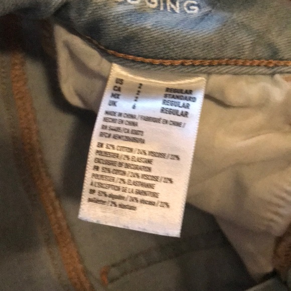 AE Mid Rise Light-wash Ripped Skinny Jeans - Picture 5 of 6